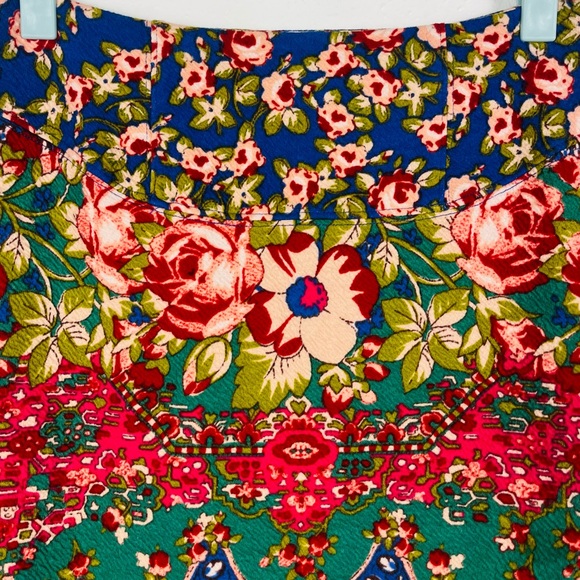 Anthropologie Maeve Multicolor Textured Knit Stretch Pencil Skirt Size 2 - Picture 3 of 6